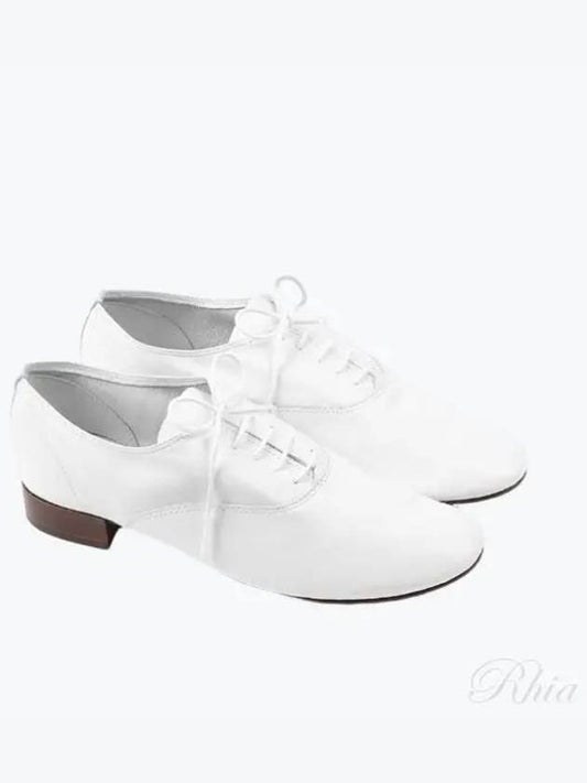 Women's Zizi Matte Leather Oxford White - REPETTO - BALAAN 2