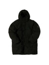 Flatt Nylon Lens Patch Pocket Down Hooded Jacket Black - CP COMPANY - BALAAN 2