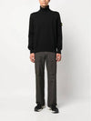 Wappen Patch Loose Fit Cotton Turtleneck Black - STONE ISLAND - BALAAN 3