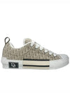 B23 Skater Oblique Jacquard Low Top Sneakers Beige - DIOR - BALAAN 2