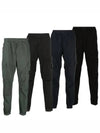 Stretch Cotton Tela Paracadute Cargo Straight Pants Dark Green - STONE ISLAND - BALAAN 2