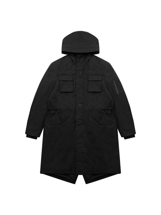 Men's Variant Fishtail Parka Black SW22ICO04BK - SOLEW - BALAAN 2