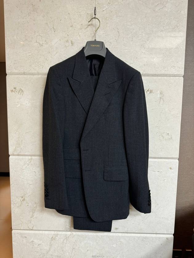 Shelton fit dark gray suit 46 - TOM FORD - BALAAN 1