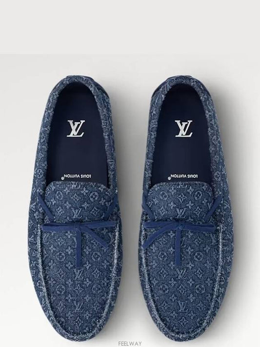 LV Driver Monogram Loafer Blue - LOUIS VUITTON - BALAAN 2