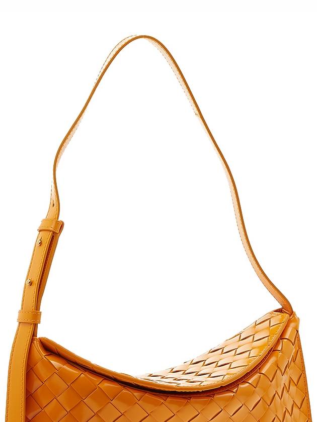 Intrecciato Flap Shoulder Bag Tangerine - BOTTEGA VENETA - BALAAN 9