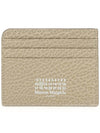 Stitch Number Logo Card Wallet Beige - MAISON MARGIELA - BALAAN 2