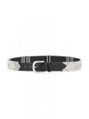 Tehorah Leather Belt Black - ISABEL MARANT - BALAAN 2