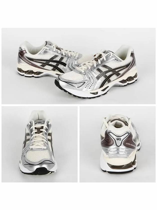 Gel Kayano 14 Low Top Sneakers Cream Black - ASICS - BALAAN 3