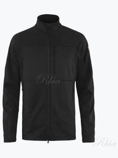 Men's Abisko Lite Fleece Jacket Black - FJALL RAVEN - BALAAN 2