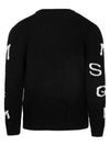 Kids Logo Print Ribbed Knit Black MS029251 110 - MSGM - BALAAN 3