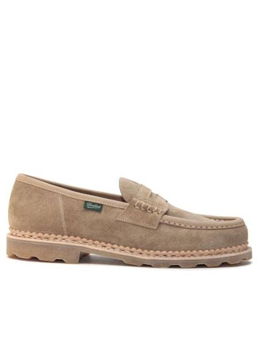 Suede Loafers Sand - PARABOOT - BALAAN 1
