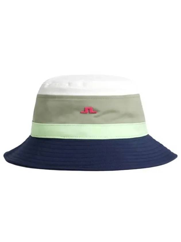 Denver Striped Bucket Hat Oil Green - J.LINDEBERG - BALAAN 2