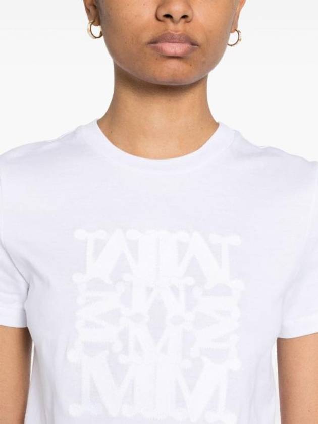 Taverna Short Sleeve T-Shirt White - MAX MARA - BALAAN 3