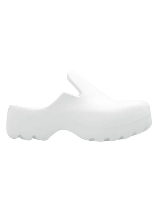 Flash Rubber Sandals White - BOTTEGA VENETA - BALAAN.