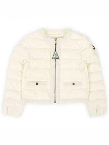 Kids DAFINA Lightweight Padded Jacket Ivory 1A00044 595FE 038 8 10A 1054251 - MONCLER - BALAAN 1