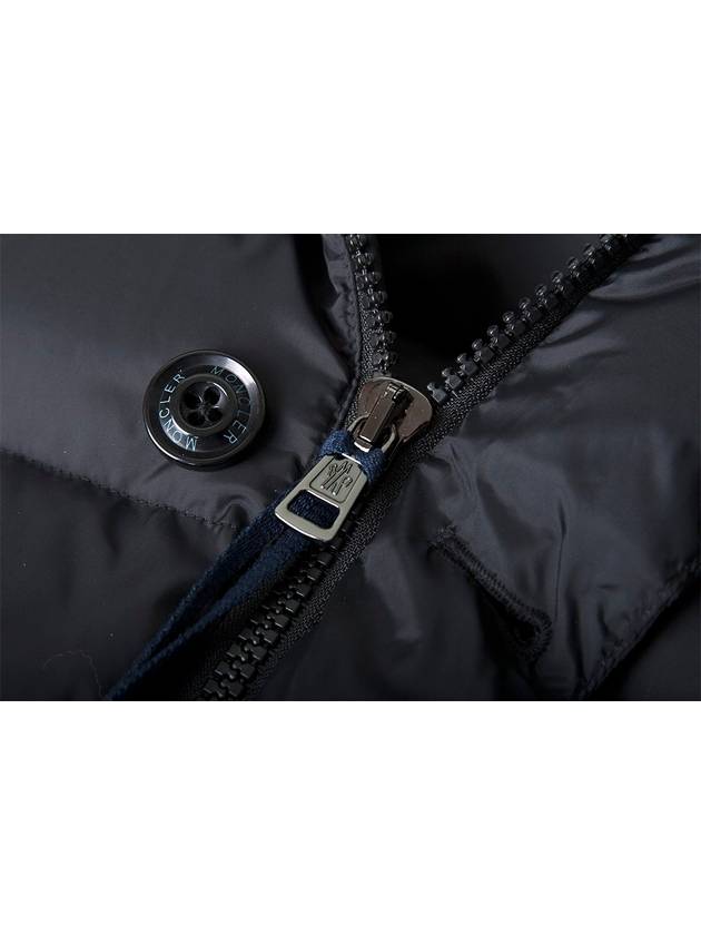 Cluny Long Down Jacket Black - MONCLER - BALAAN 6