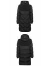 BURNEY long down padding black - MONCLER - BALAAN 5