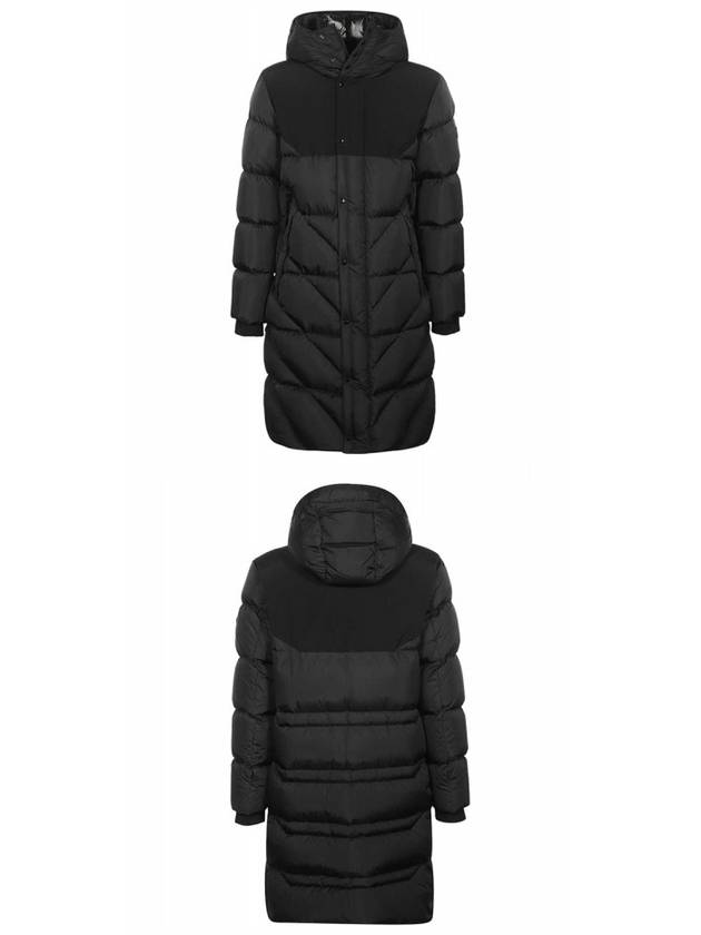 BURNEY long down padding black - MONCLER - BALAAN 5