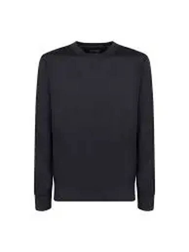 Cotton Silk Sweatshirt Night Blue - GIVENCHY - BALAAN 2