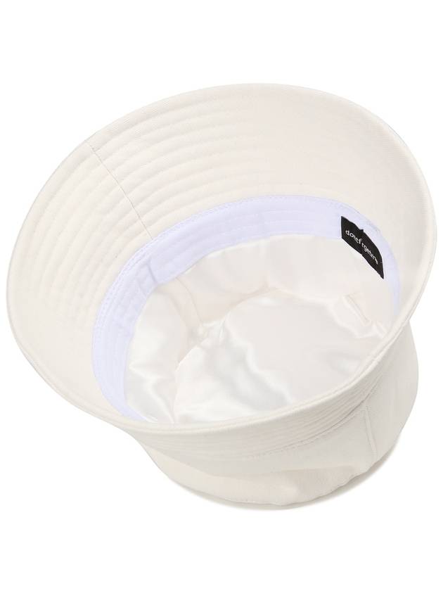 Pigment Washing Bucket Hat White - DONTFORGETME - BALAAN 4