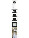 Logo Patch Fur Hem Bucket Hat Black - MAISON MARGIELA - BALAAN 4