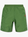 Heart Logo Swim Shorts Green - AMI - BALAAN 2