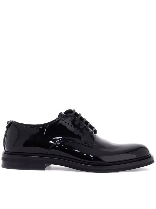 lace-up patent leather derby - DOLCE&GABBANA - BALAAN 1