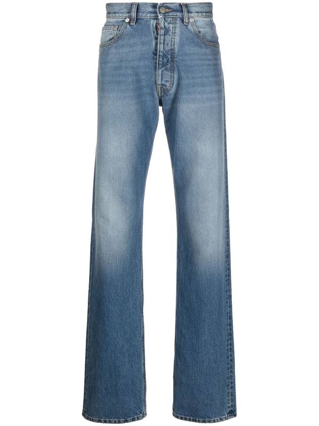 Back Stitch 5 Pocket Straight Jeans Medium Wash - MAISON MARGIELA - BALAAN 3