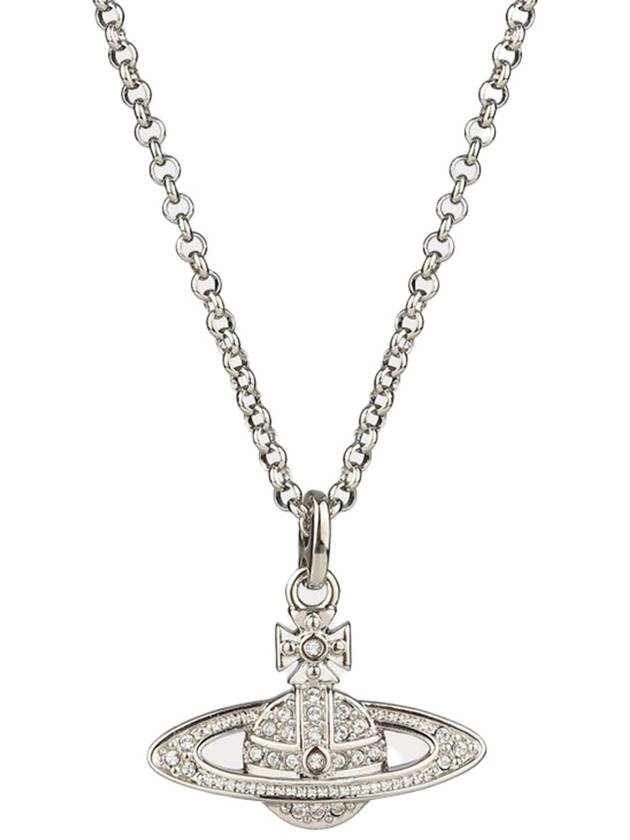 Mini Bas Relief Pendant Necklace Silver - VIVIENNE WESTWOOD - BALAAN 2