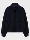 Wool Herrington Blouson Black - NOIRER - BALAAN 2