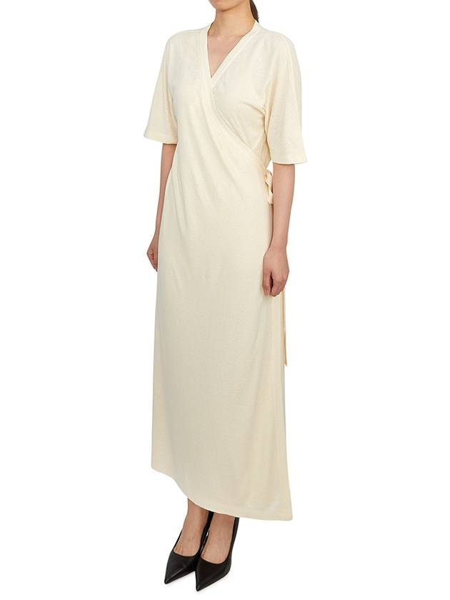 Short sleeve wrap dress 16621078650 TIRO 001 - MAX MARA - BALAAN 3