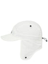 Grid Fleece Reversible Earflap Hat White - PALACE - BALAAN 3