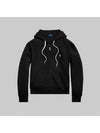 Embroidered Logo Pony Zip-Up Hoodie Black - POLO RALPH LAUREN - BALAAN 2