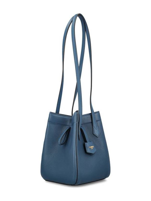 Origami Mini Bucket Bag Blue - FENDI - BALAAN 4