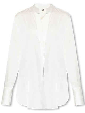 By Malene Birger ‘Mabillon’ Silk Top, Women's, White - BY MALENE BIRGER - BALAAN 1