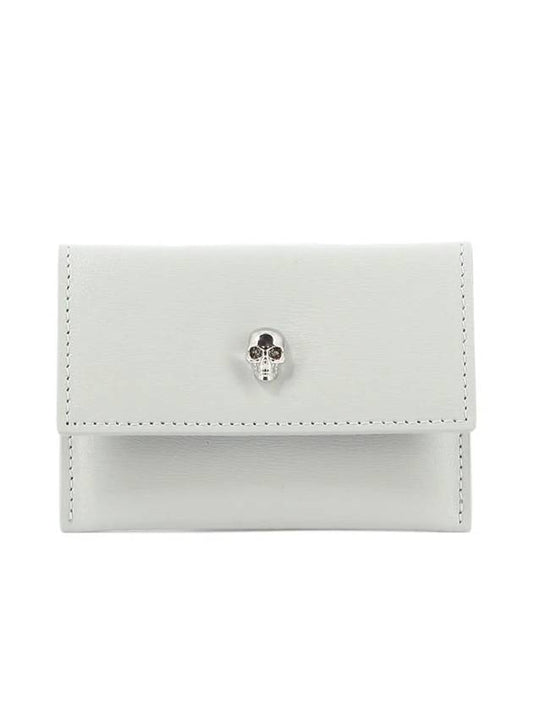 Skull Card Wallet 632039 1AAPE - ALEXANDER MCQUEEN - BALAAN 1