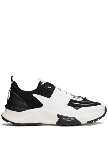 True Act Low-Top Sneakers White Black - VALENTINO - BALAAN 1