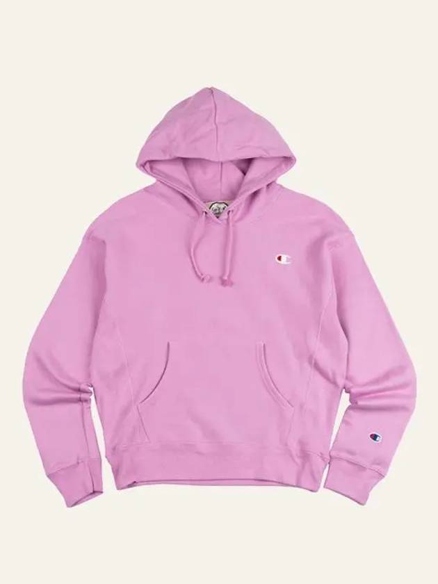 Reverse Weave C Small Logo Women s Hoodie Paper Orchid GF757 Y06145 CBS - CHAMPION - BALAAN 6