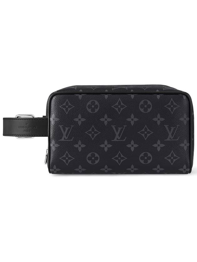 Trousse Toilette Locker Dopp Kit Monogram Eclipse Pouch Bag Black - LOUIS VUITTON - BALAAN 2