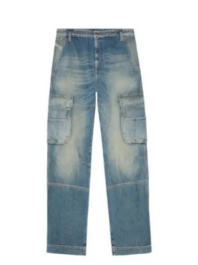 D Fish Straight Jeans Blue - DIESEL - BALAAN 2