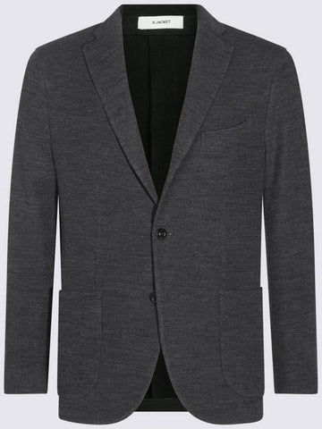 Boglioli Grey Wool Blazer - BOGLIOLI - BALAAN 1