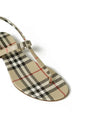 Vintage Check Lambskin Sandals Archive Beige - BURBERRY - BALAAN 5