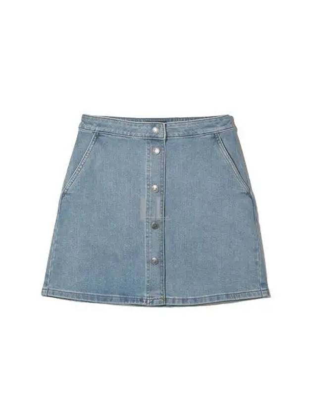 Paula Denim A-line Skirt Wash Indigo - A.P.C. - BALAAN 2