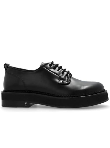 Ami Alexandre Mattiussi Leather Shoes, Men's, Black - AMI - BALAAN 1