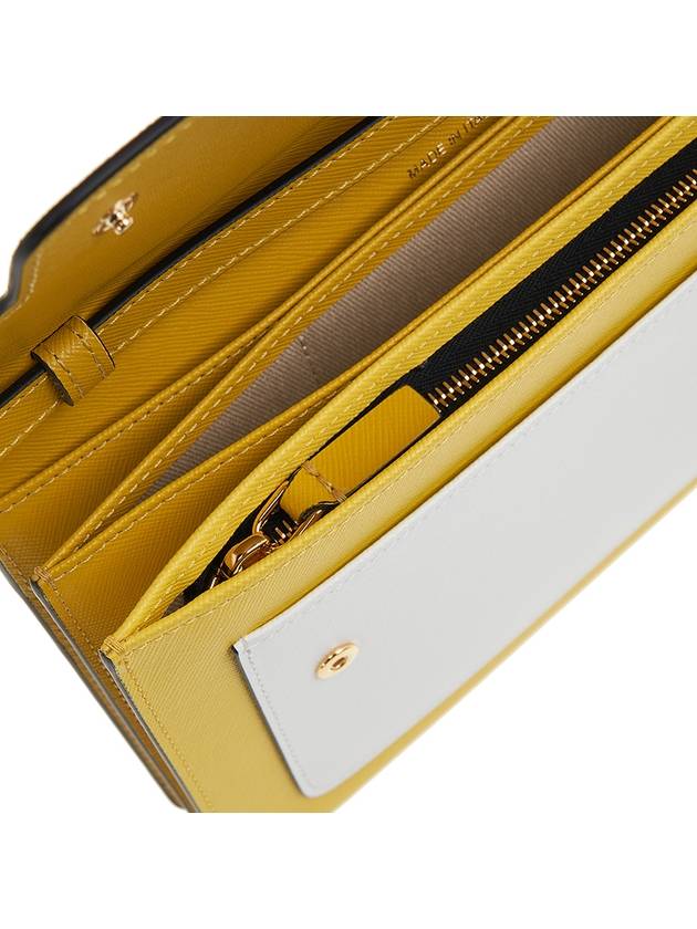 Trunk Saffiano Cross Bag Yellow - MARNI - BALAAN.