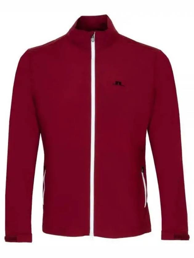 Men's Ash Light Packable Jacket Cabernet - J.LINDEBERG - BALAAN 2