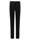 Stretch Drill Five-Pocket Cotton Jeans Black - PRADA - BALAAN 1