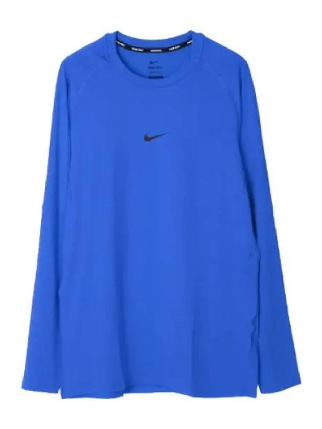 Men's Dri-FIT Slim Long Sleeve T-Shirt Blue - NIKE - BALAAN 2