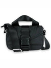 Women's Recycled Tech Mini Cross Bag Black - GANNI - BALAAN 3