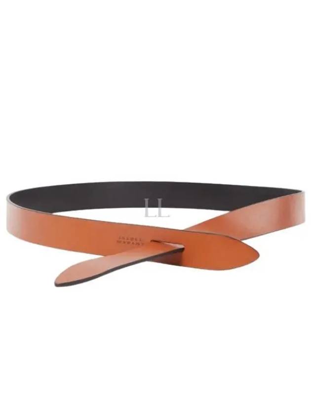 Lecce Knotted Leather Belt Brown - ISABEL MARANT - BALAAN 2